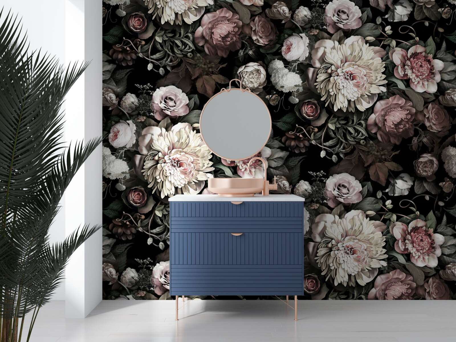 Fototapeta zloženie svetlých kvetinových odtieňov