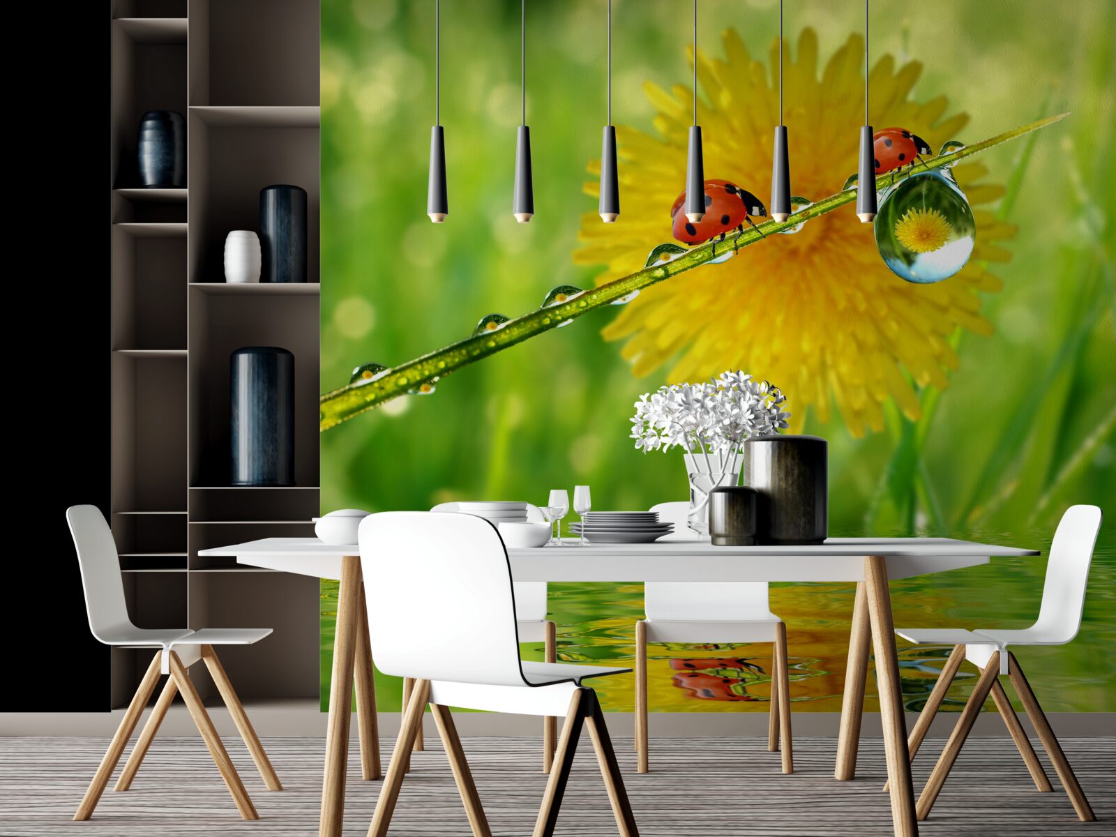 Fototapeta lienky po silnej búrke