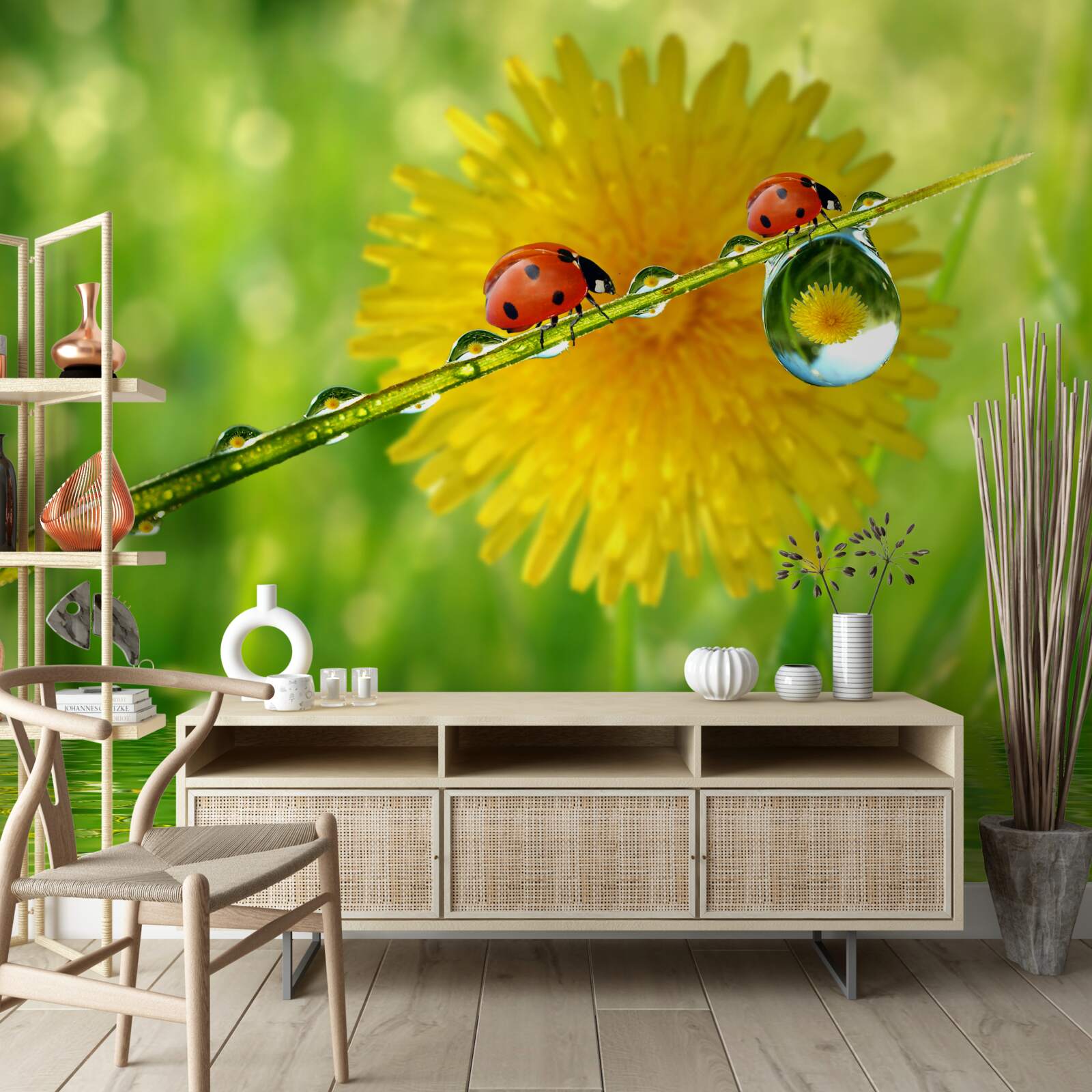 Fototapeta lienky po silnej búrke