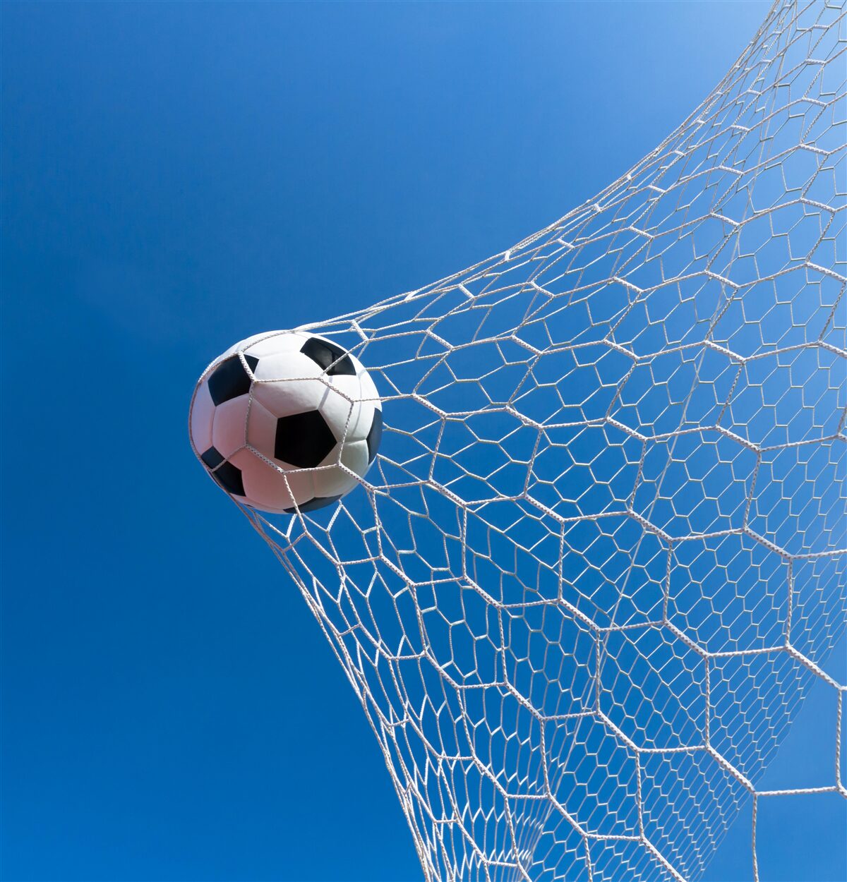 Fototapeta lopta dopadla do brány