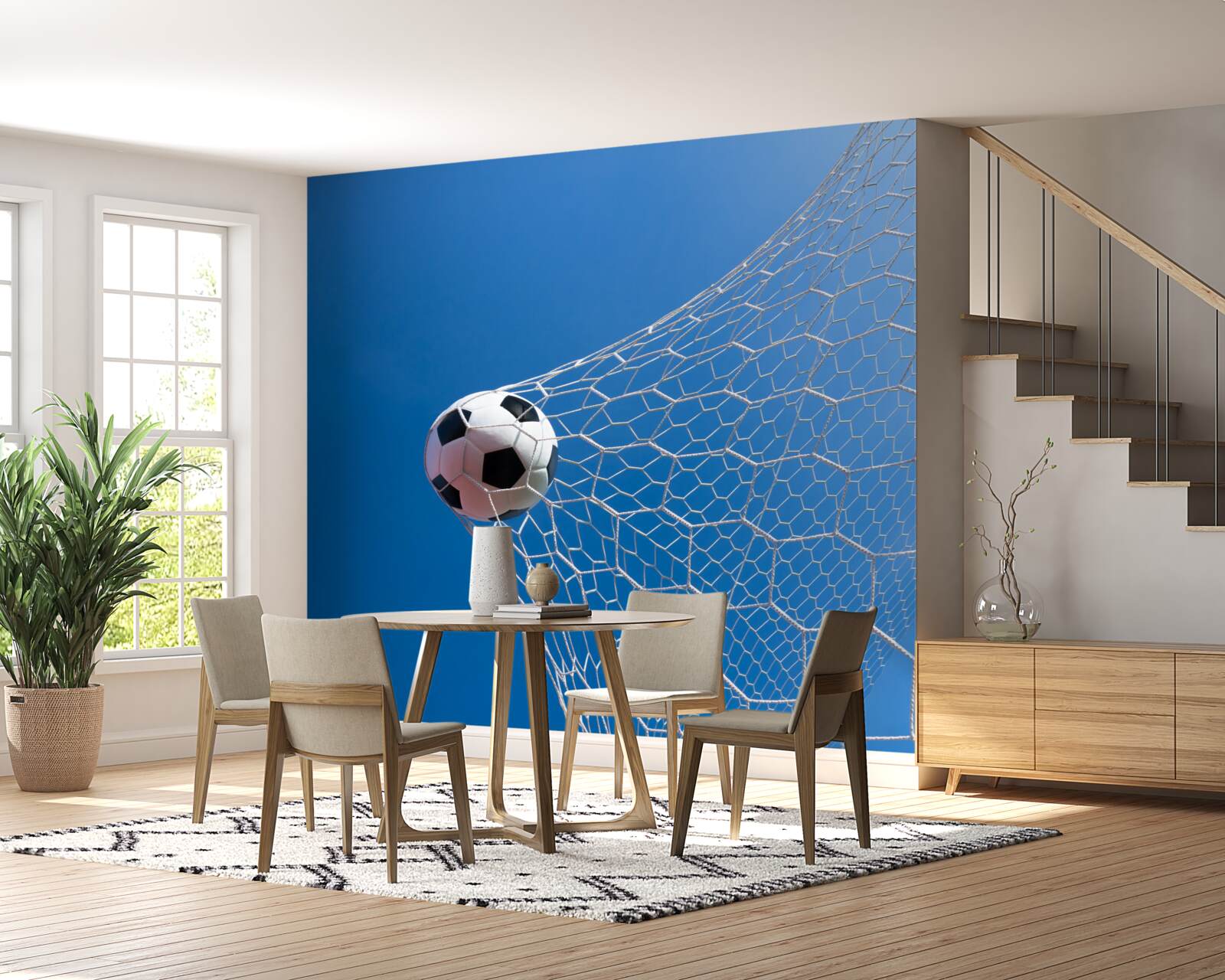 Fototapeta lopta dopadla do brány