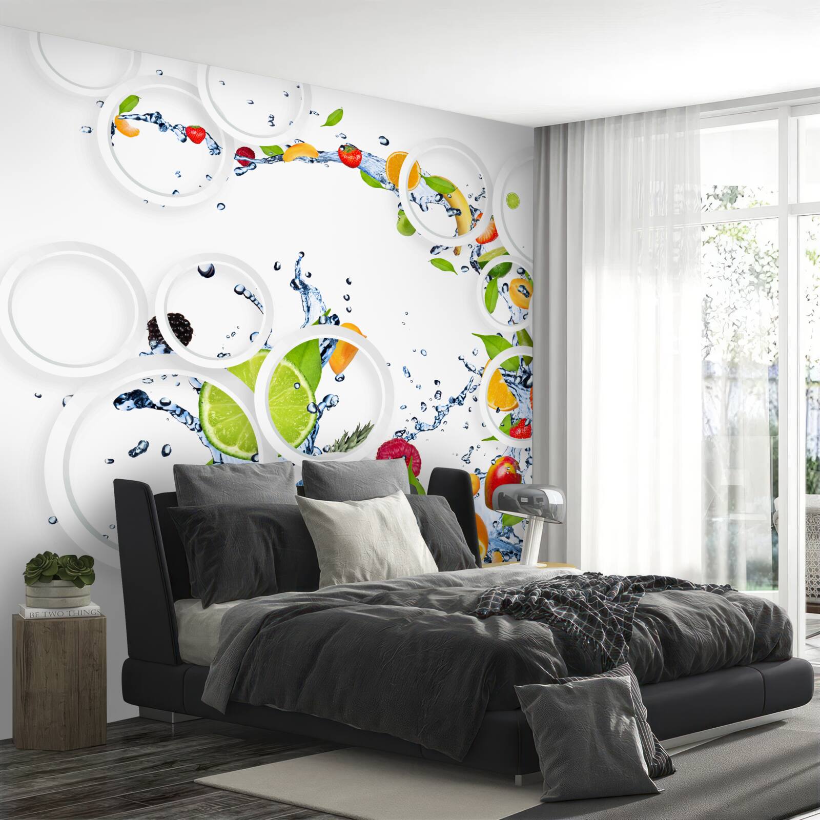 Fototapeta ovocie a biela guľatosť