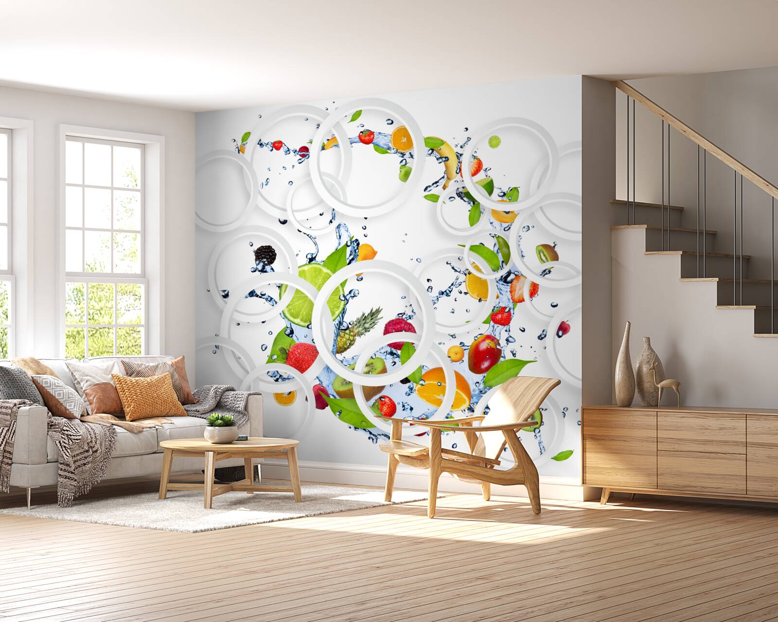 Fototapeta ovocie a bobule sú nasýtené vlhkosťou