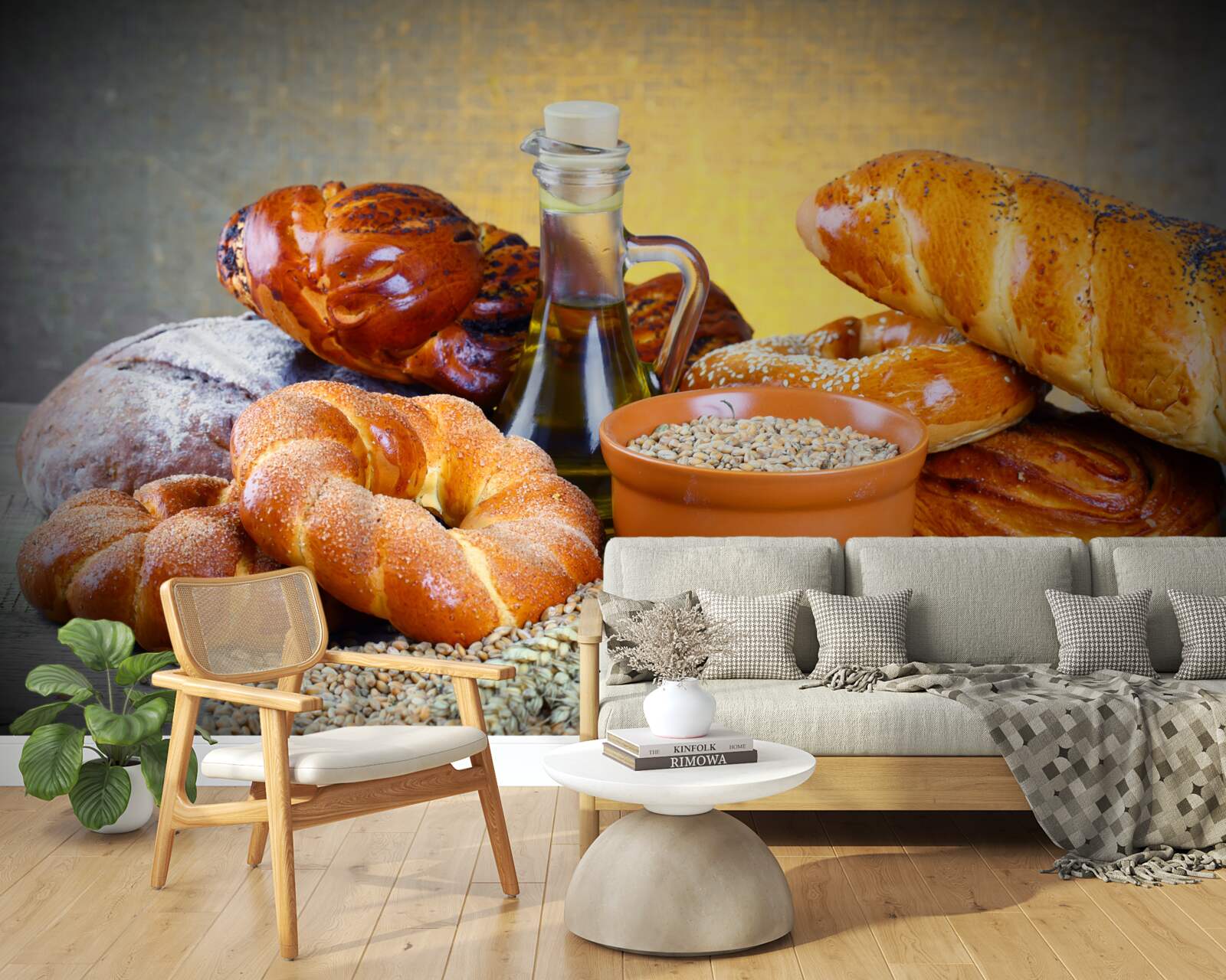 Fototapeta pečivo, ktoré láka príjemnou vôňou