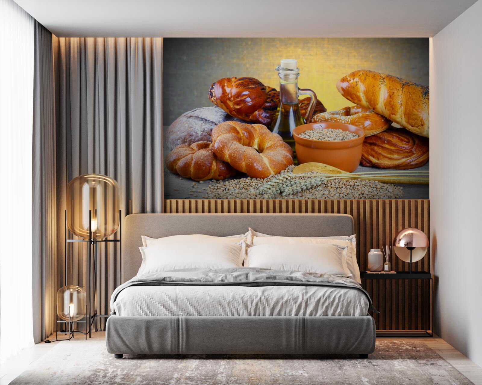 Fototapeta pečivo, ktoré láka príjemnou vôňou