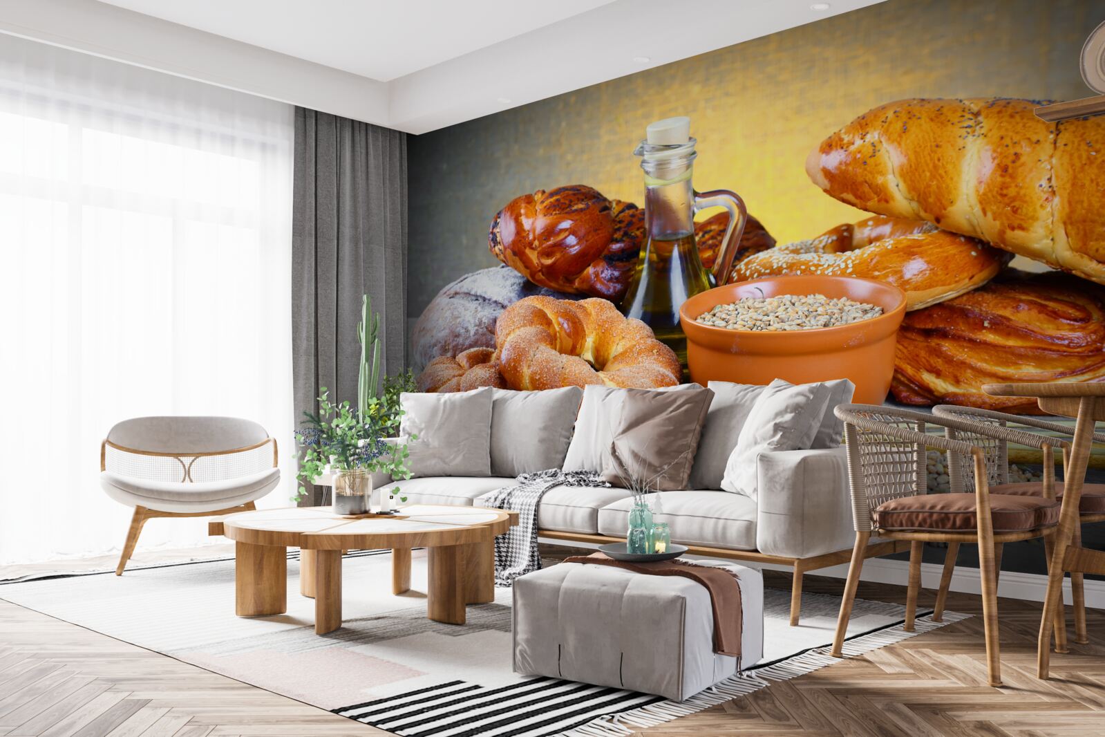 Fototapeta pečivo, ktoré láka príjemnou vôňou