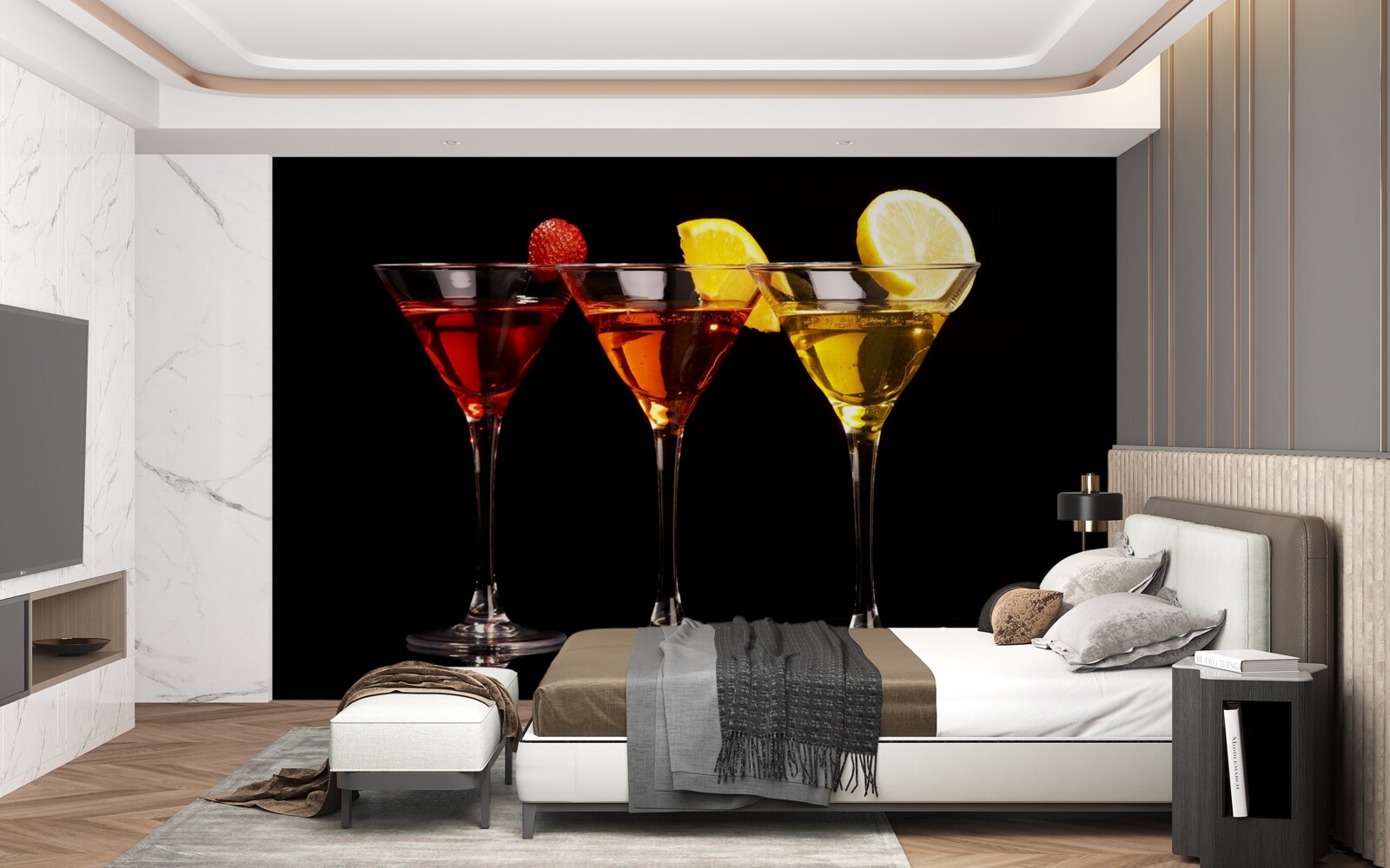 Fototapeta koktailová estetika