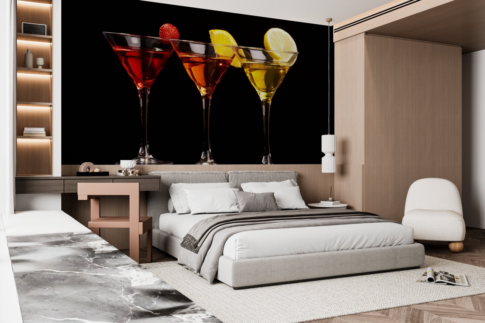Fototapeta koktailová estetika