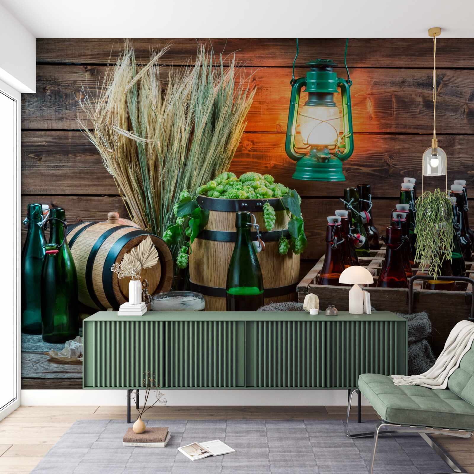 Fototapeta suroviny na výrobu piva