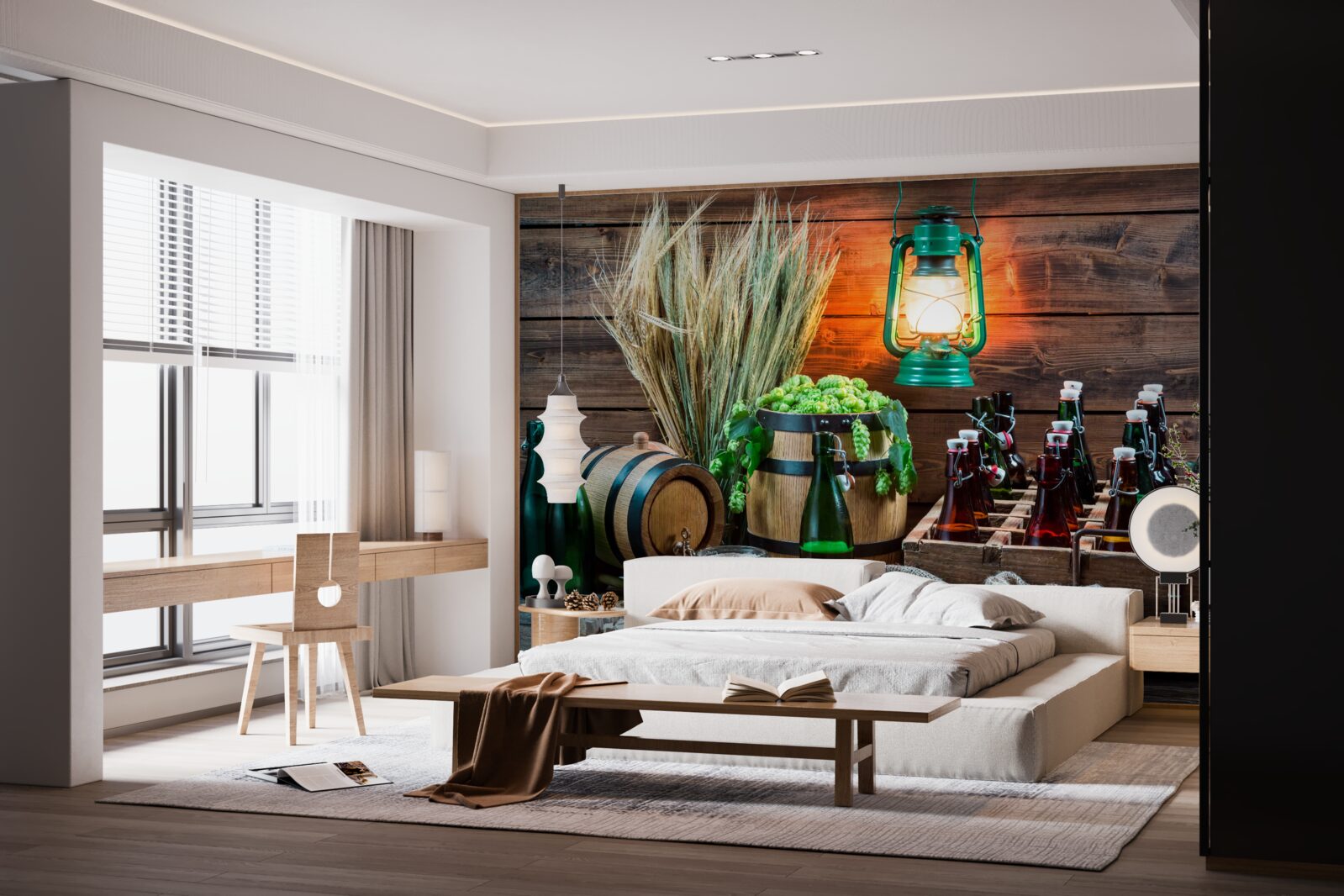 Fototapeta suroviny na výrobu piva