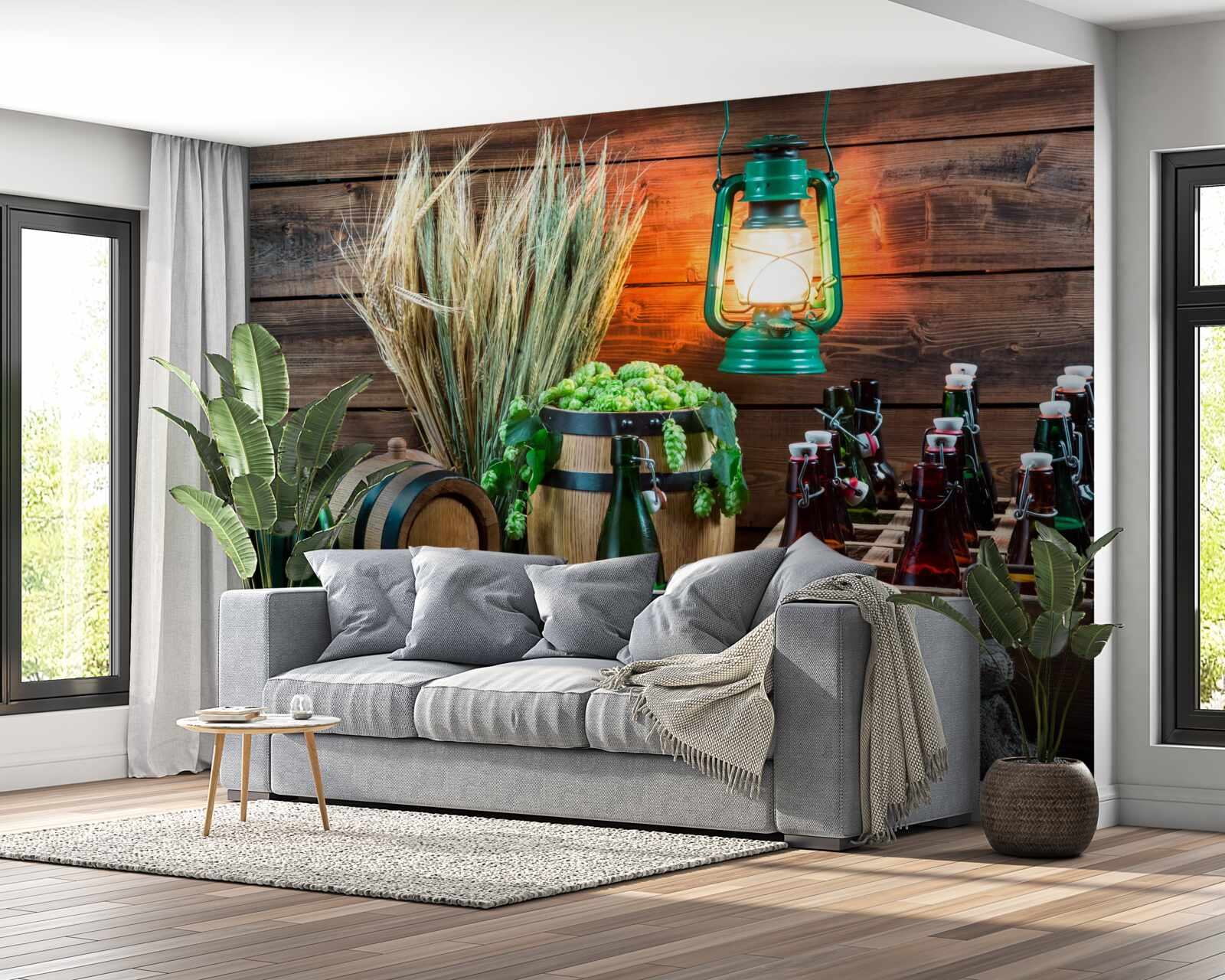 Fototapeta suroviny na výrobu piva