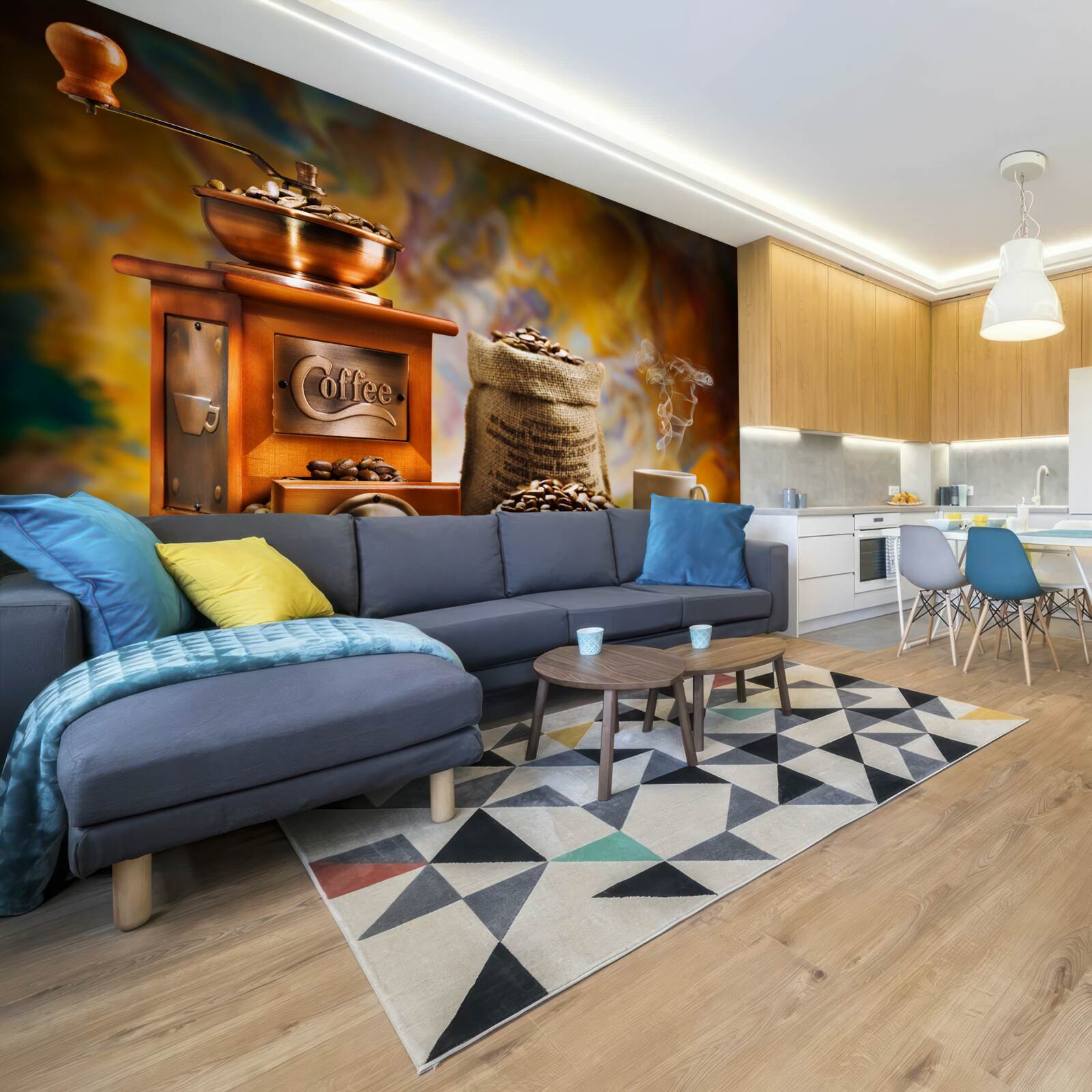 Fototapeta postup prípravy kávového nápoja