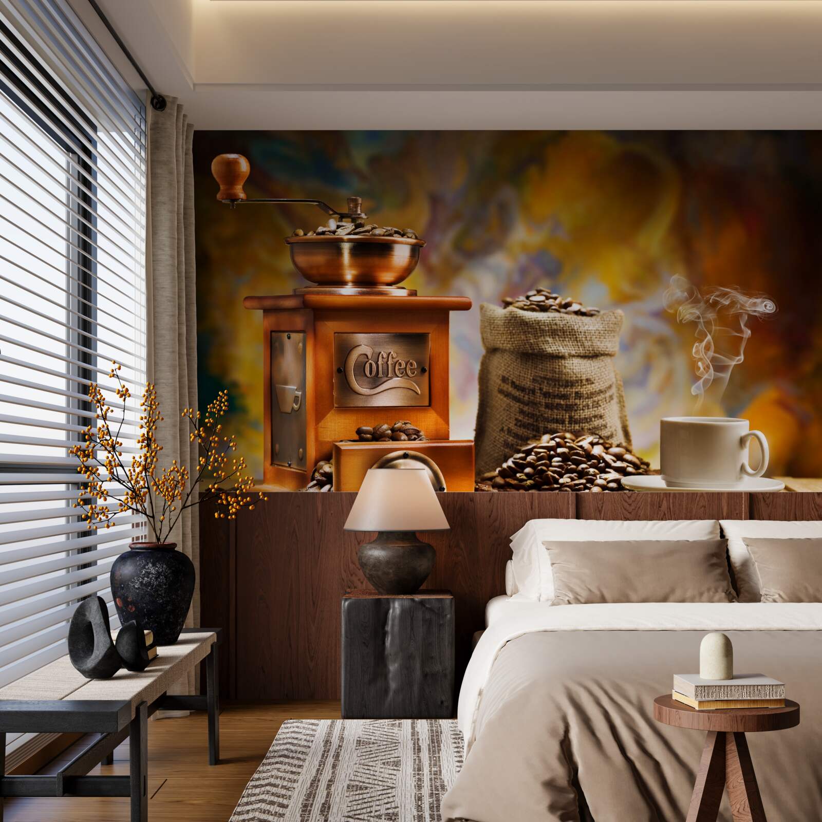 Fototapeta postup prípravy kávového nápoja