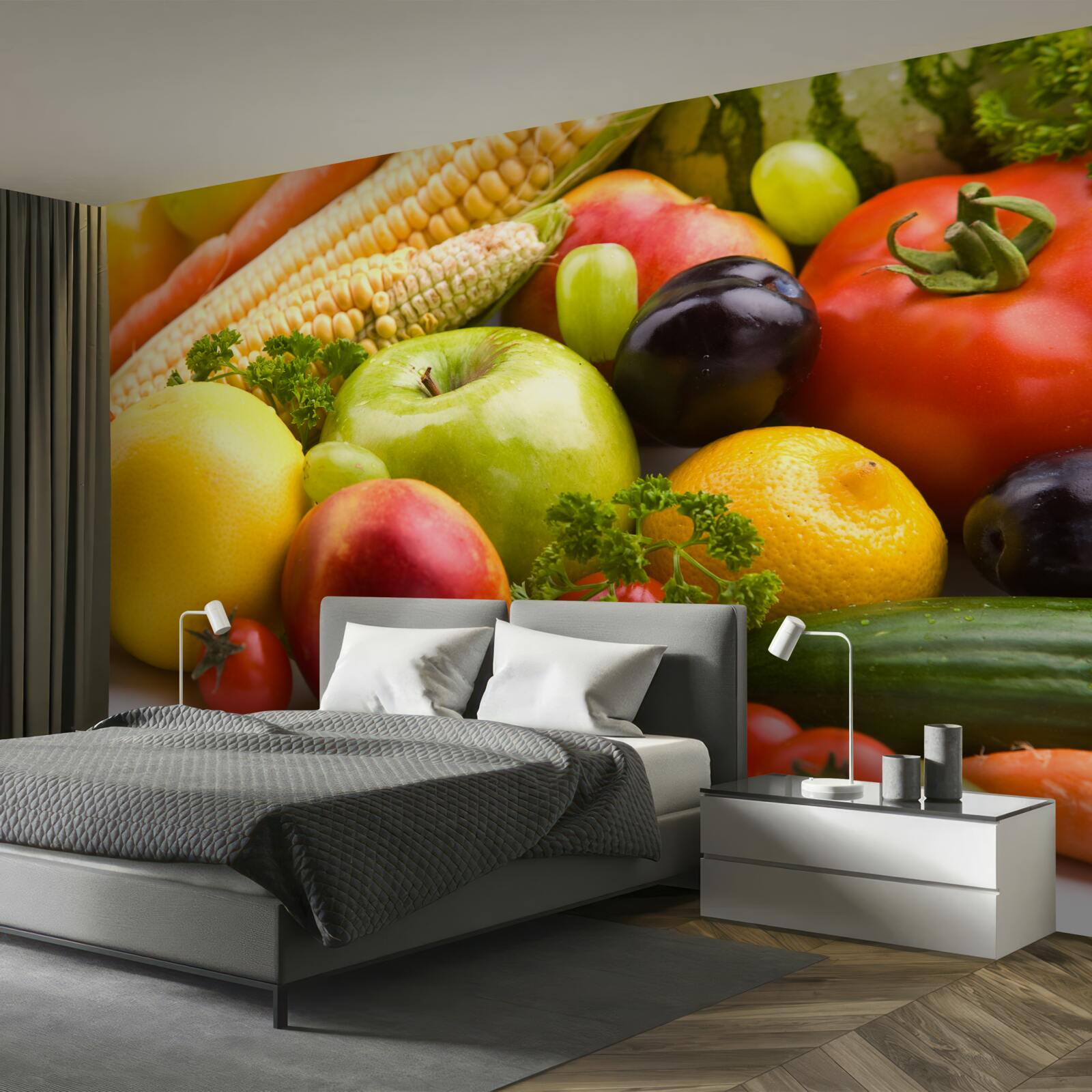 Fototapeta naaranžované ovocie a zelenina