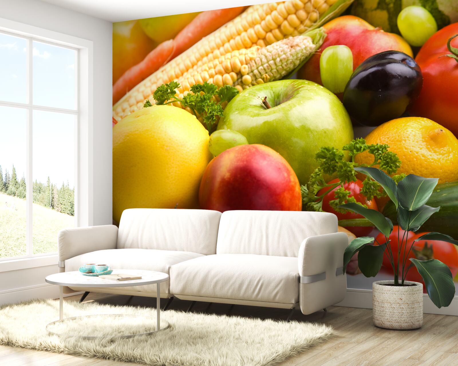 Fototapeta naaranžované ovocie a zelenina