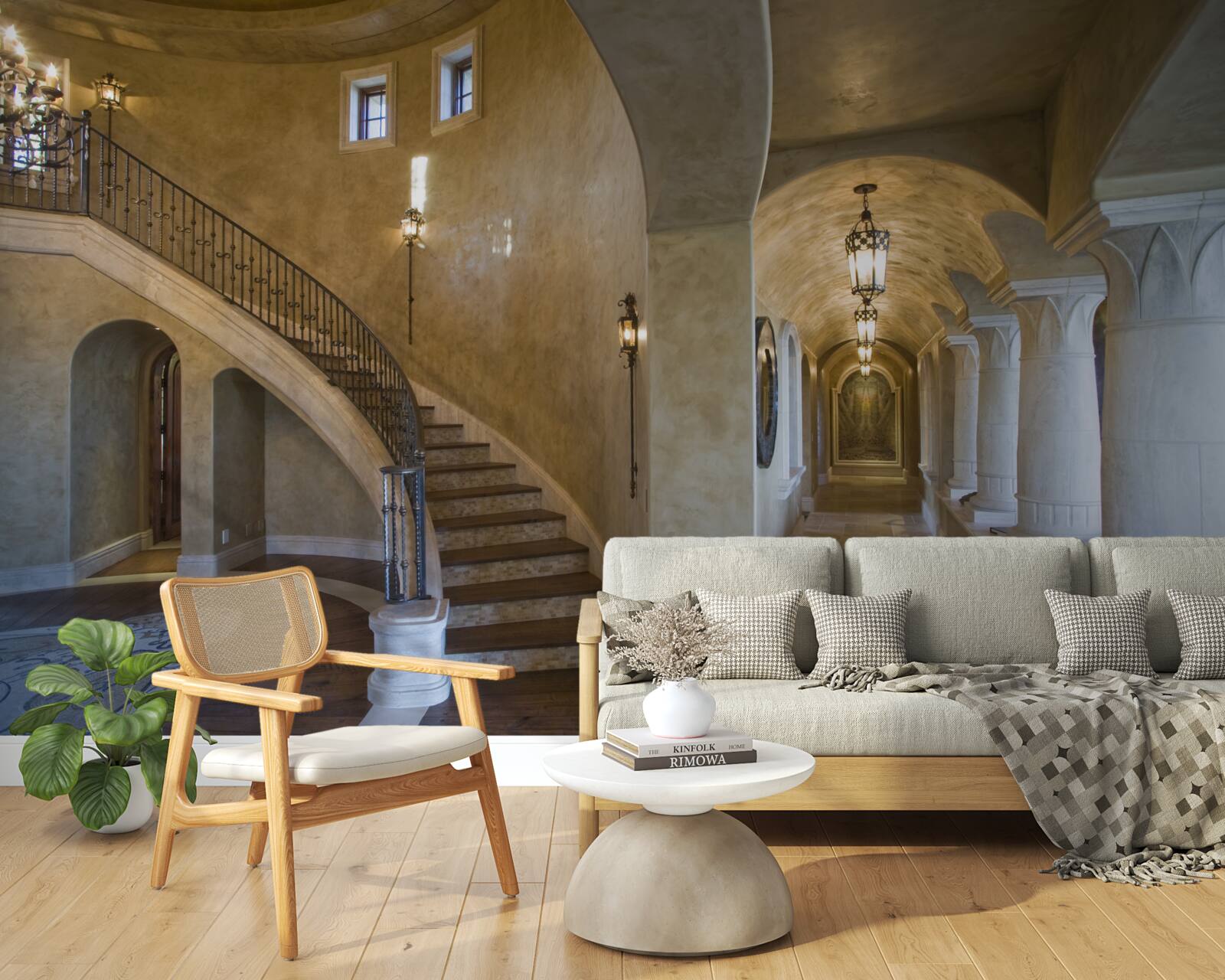 Fototapeta použitie mramoru v dizajne bytovej architektúry