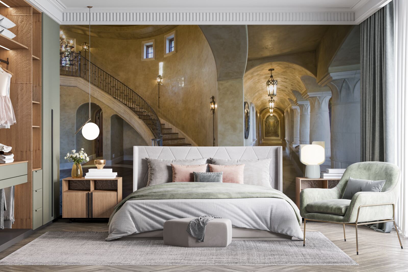 Fototapeta použitie mramoru v dizajne bytovej architektúry