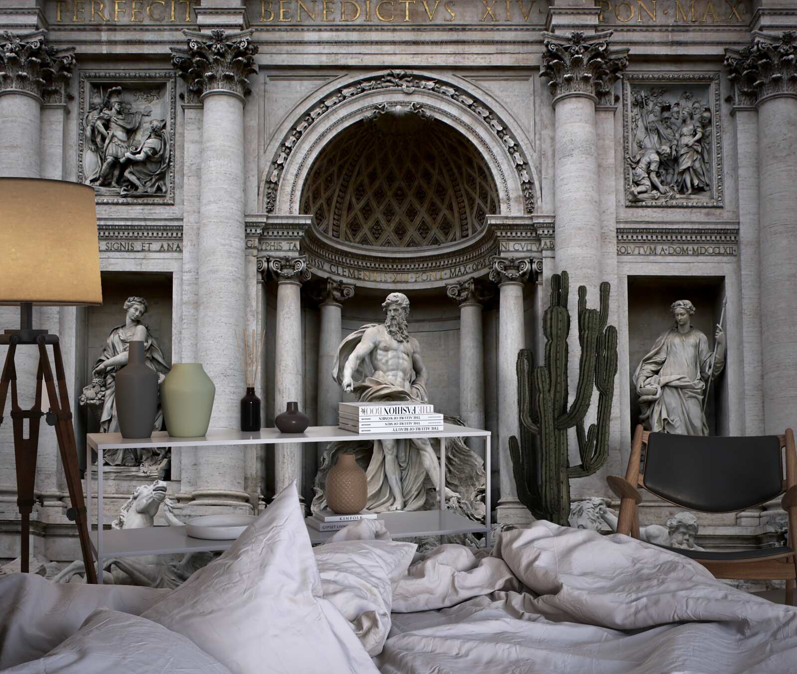 Fototapeta Sochy fontány Treves