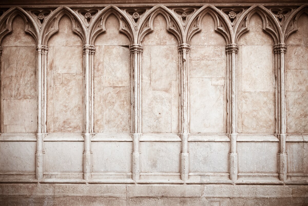 Fototapeta kamenné oblúky v gotickom štýle