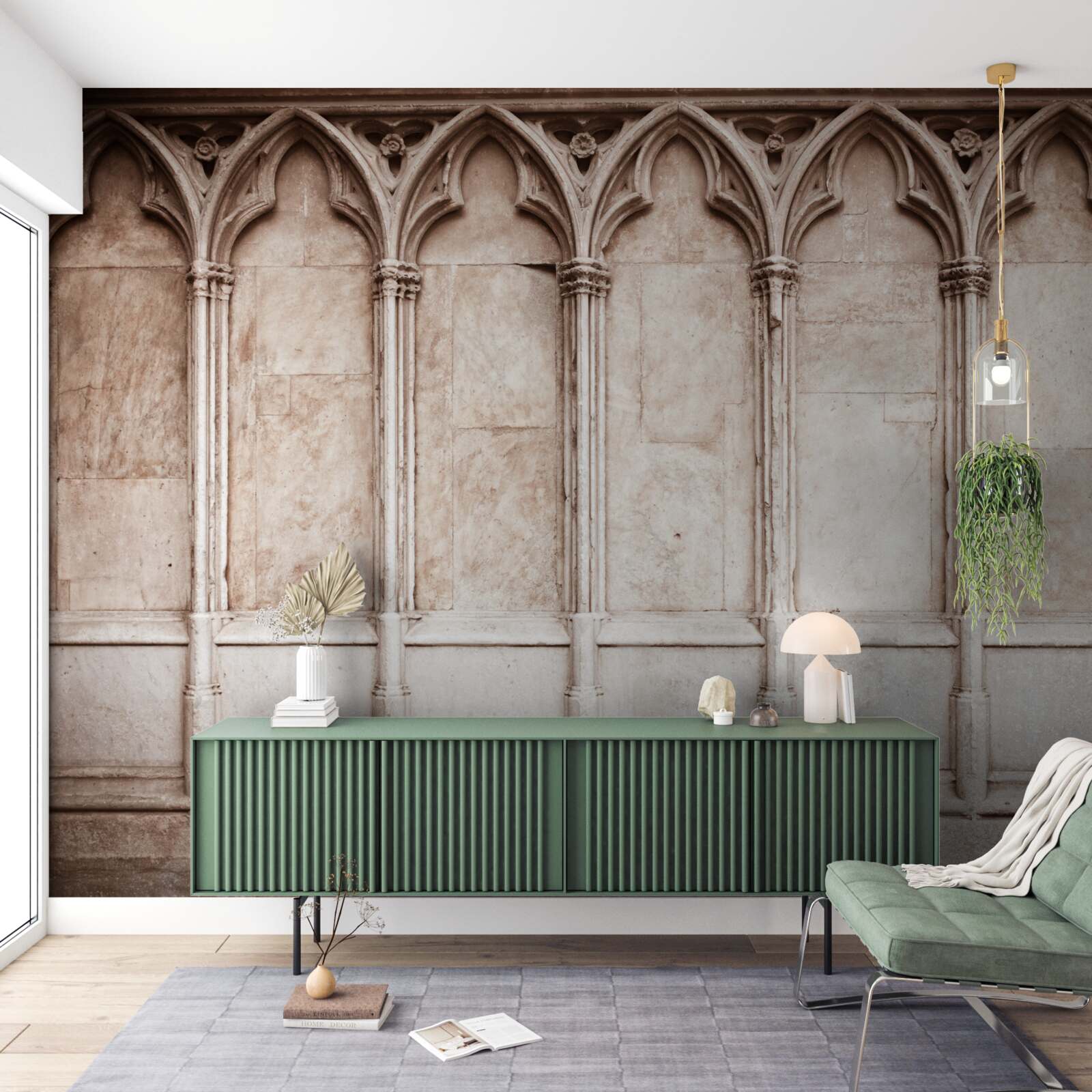 Fototapeta kamenné oblúky v gotickom štýle