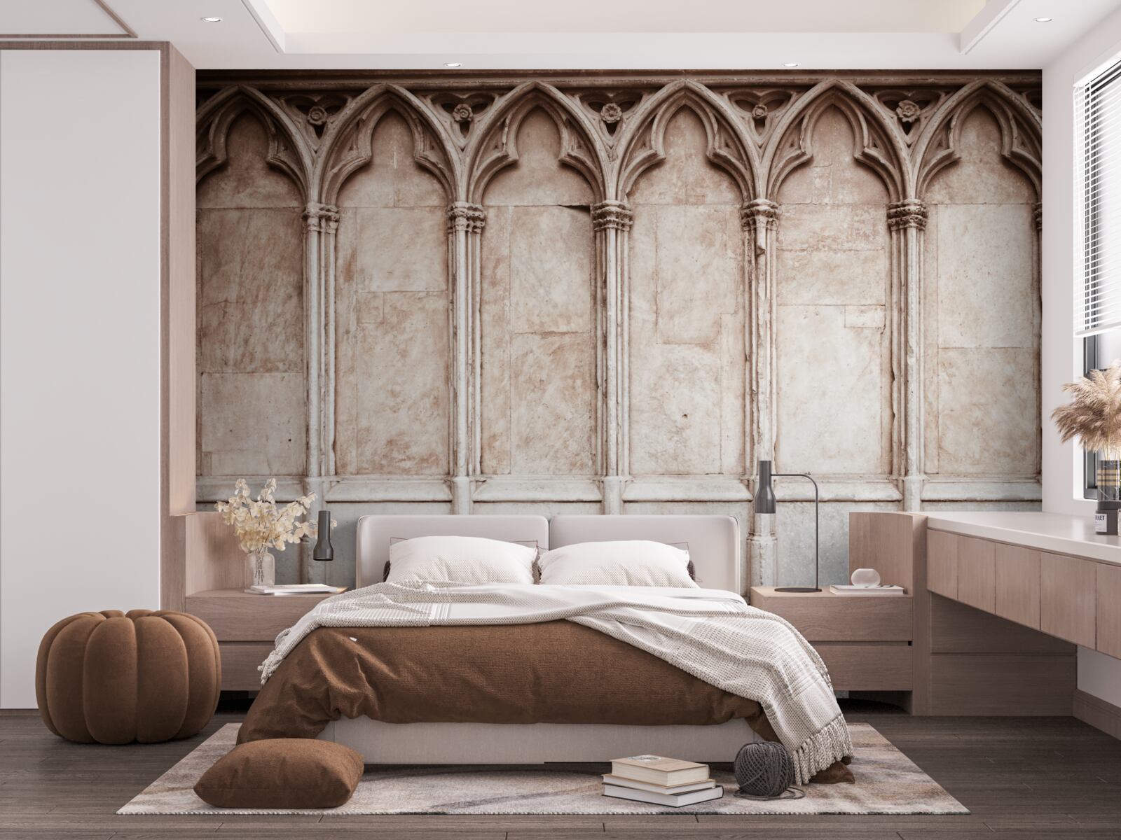 Fototapeta kamenné oblúky v gotickom štýle