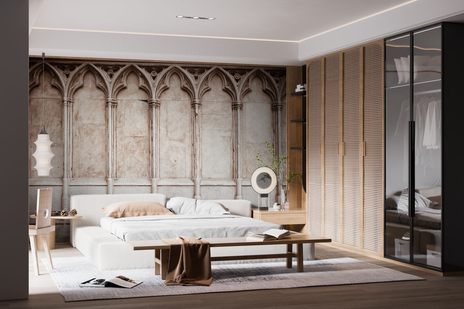 Fototapeta kamenné oblúky v gotickom štýle