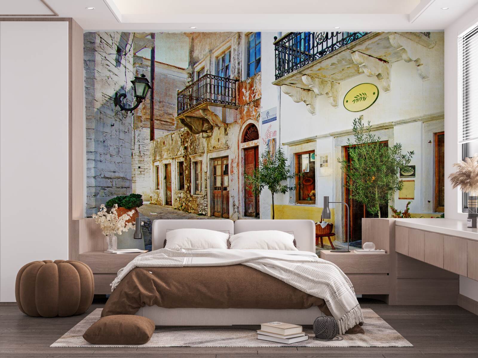 Fototapeta obchod na starodávnej nákupnej ulici