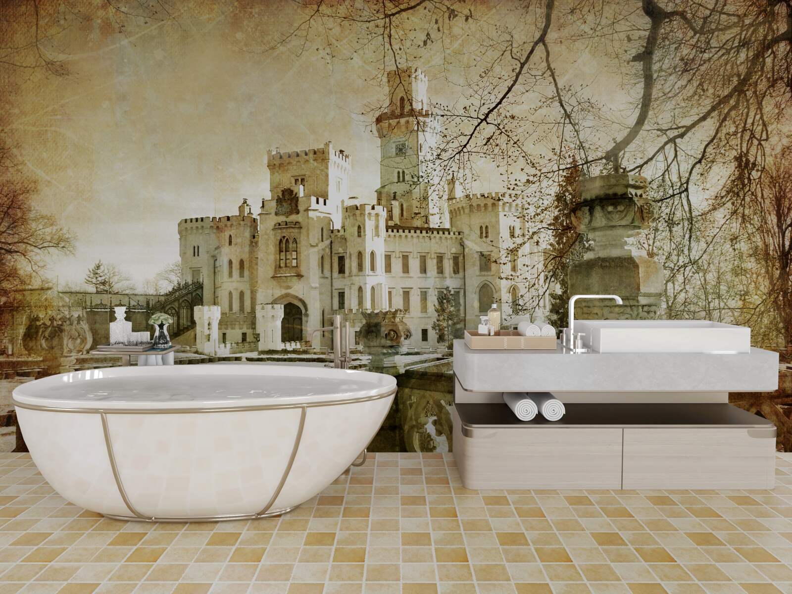 Fototapeta spomienka na hrad