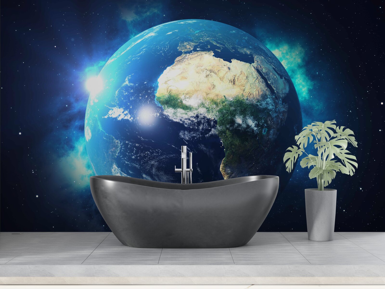 Fototapeta Afrika a planéta Zem