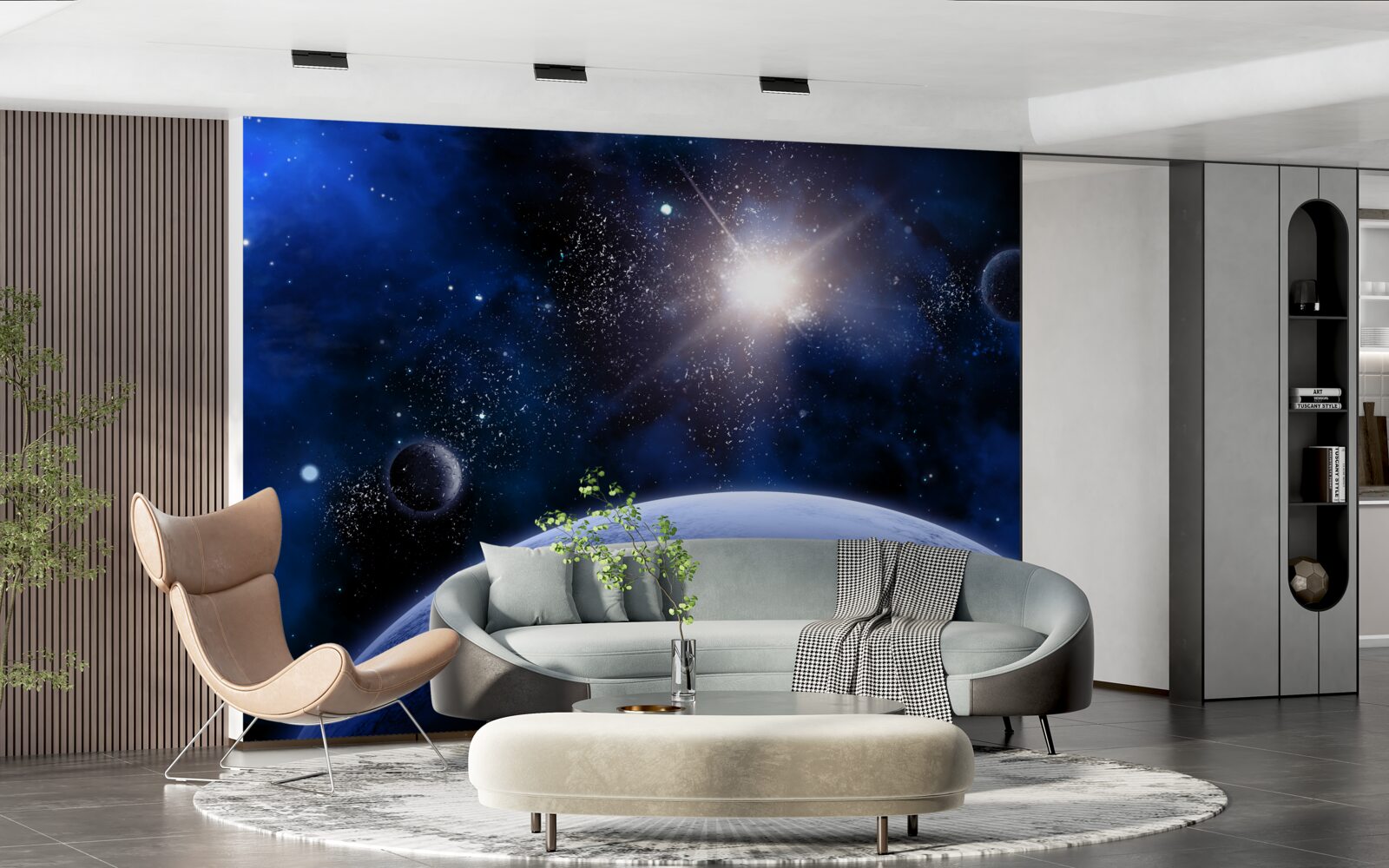 Fototapeta Žiarivá vesmírna hviezda