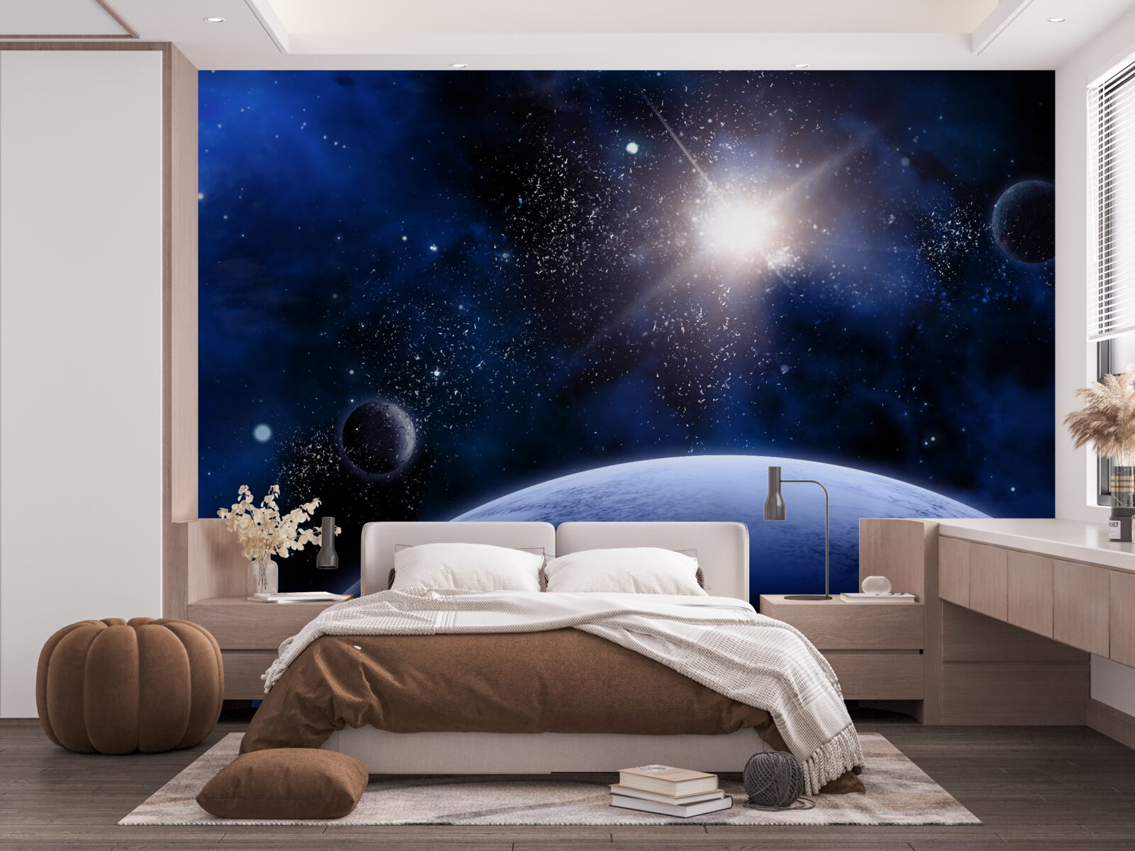 Fototapeta Žiarivá vesmírna hviezda