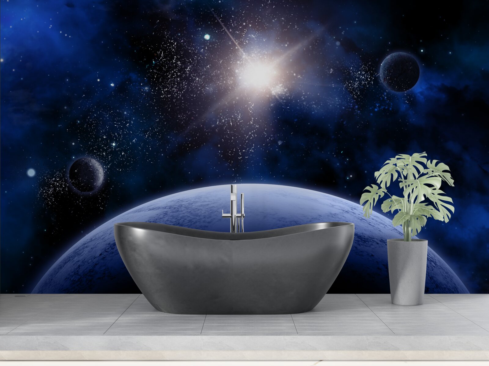 Fototapeta Žiarivá vesmírna hviezda