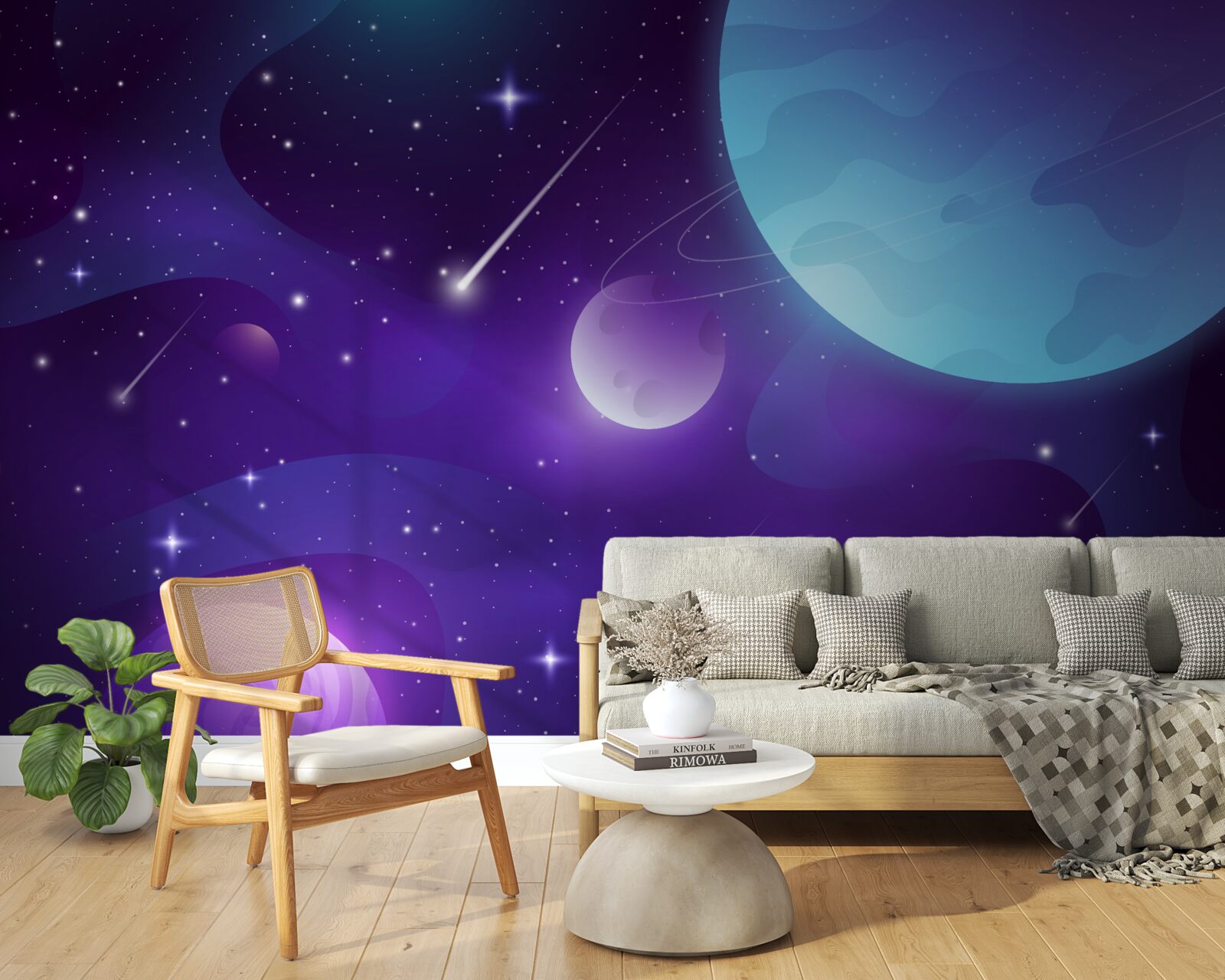 Fototapeta hviezdy a planéty vo vesmíre