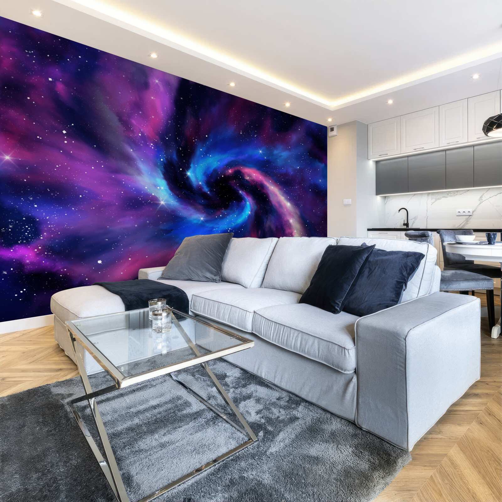 Fototapeta fascinujúce odtiene vesmírov