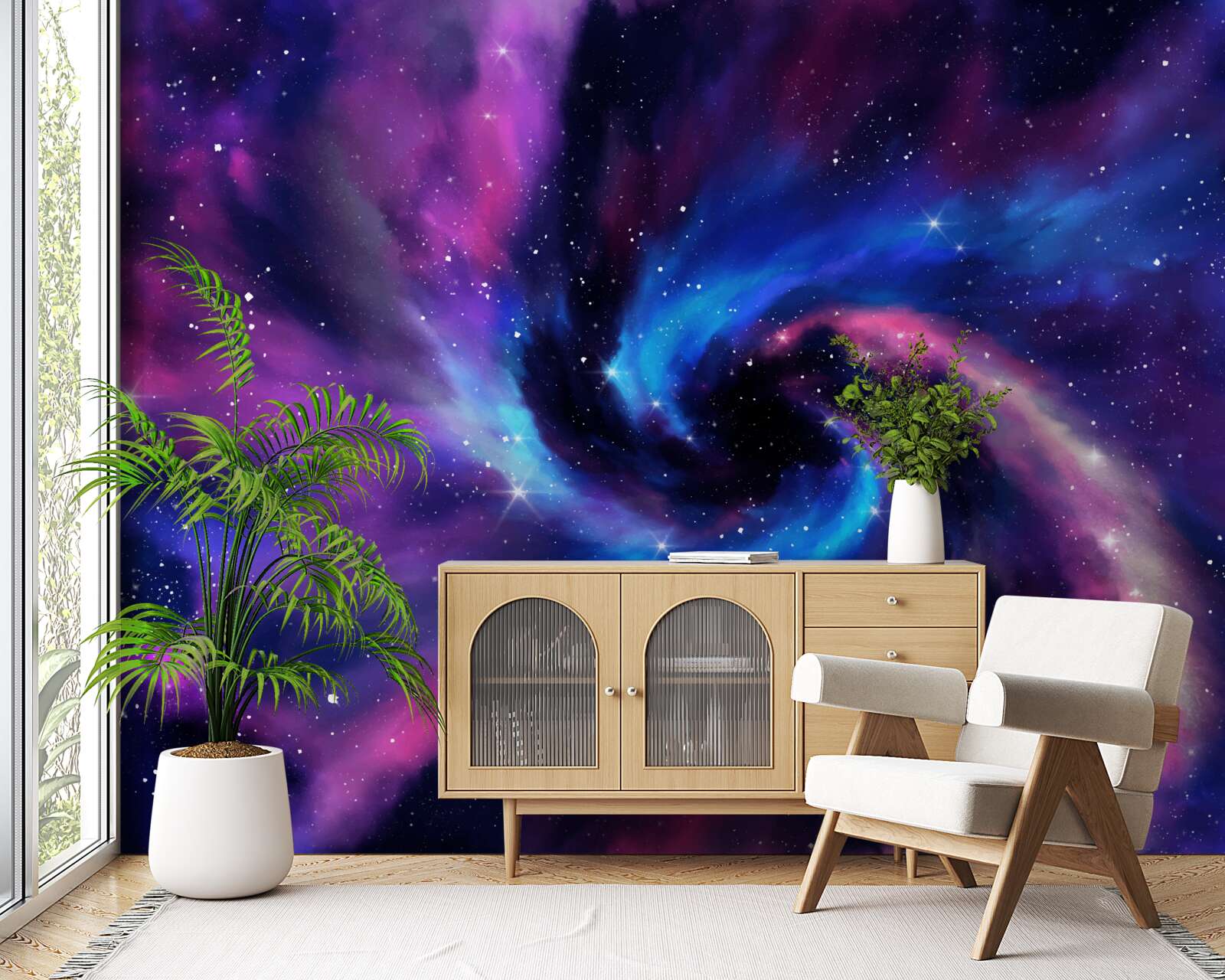 Fototapeta fascinujúce odtiene vesmírov