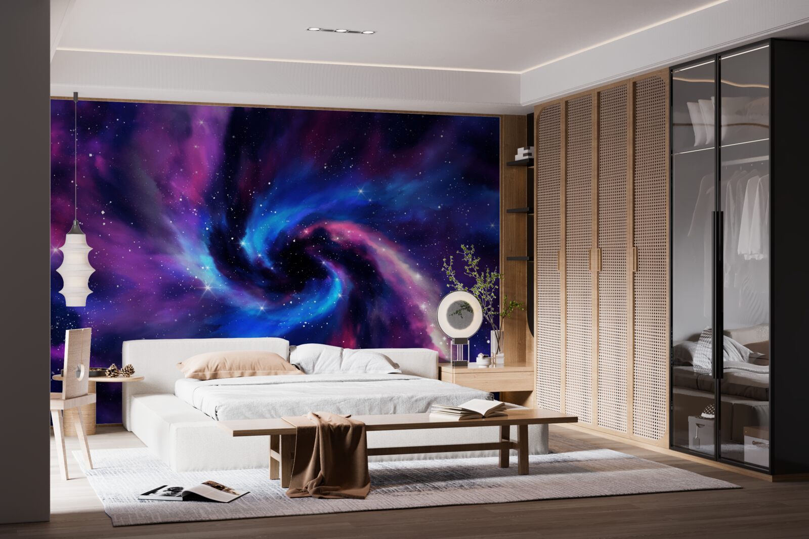 Fototapeta fascinujúce odtiene vesmírov