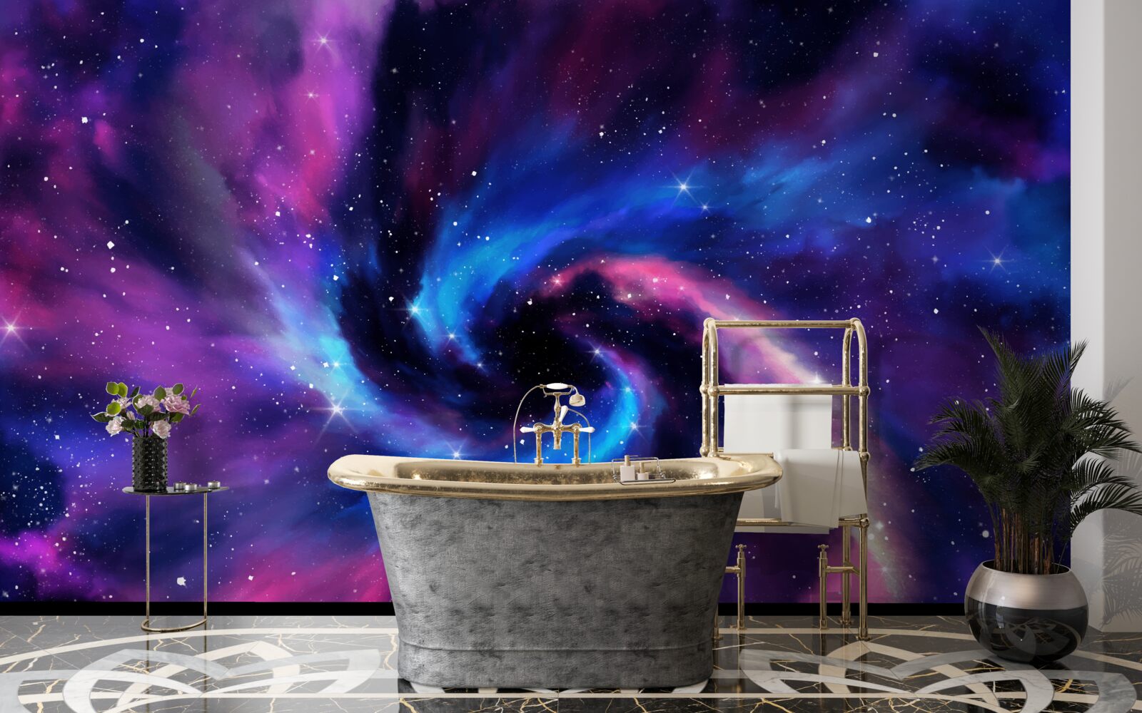 Fototapeta fascinujúce odtiene vesmírov