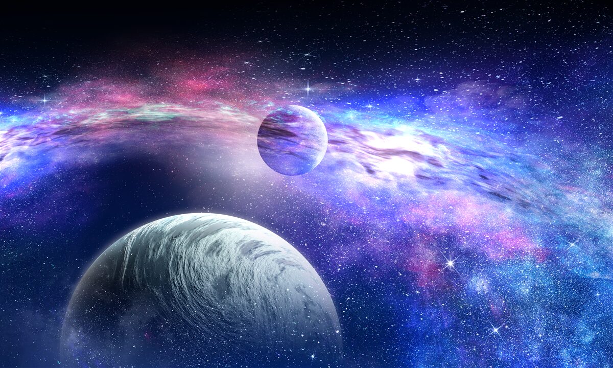 Fototapeta nevyriešené hlbiny vesmíru