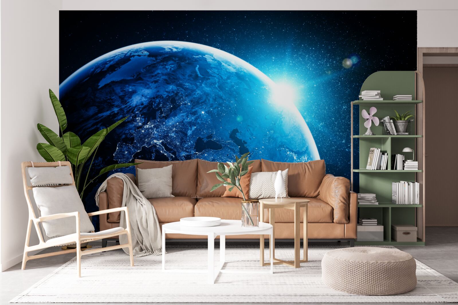 Fototapeta chladný úsvit zahalil krajinu