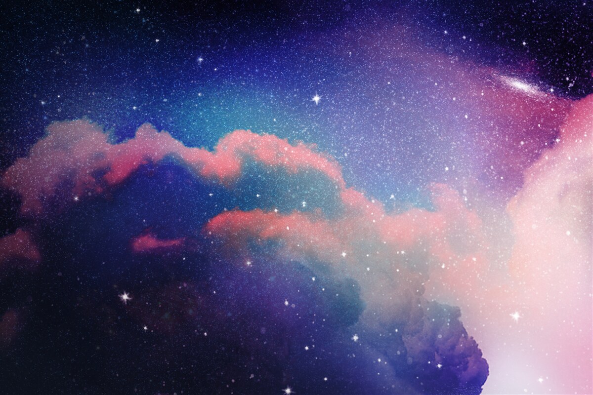 Fototapeta hviezdy a prúdy hviezdneho prachu