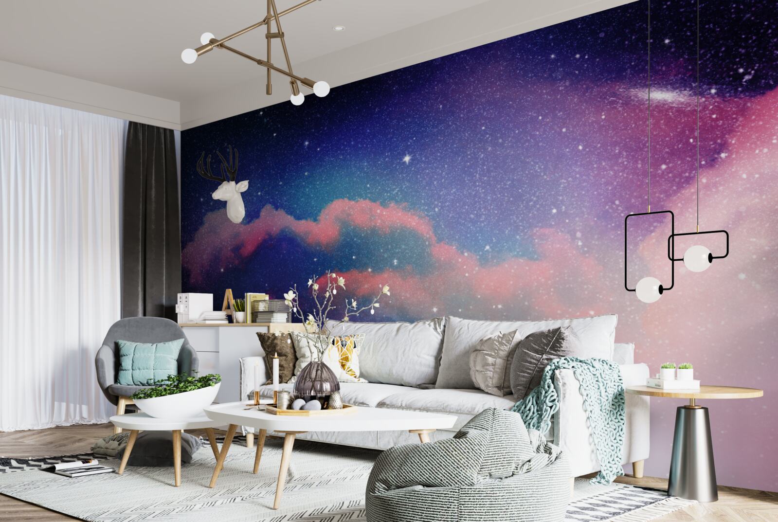 Fototapeta hviezdy a prúdy hviezdneho prachu