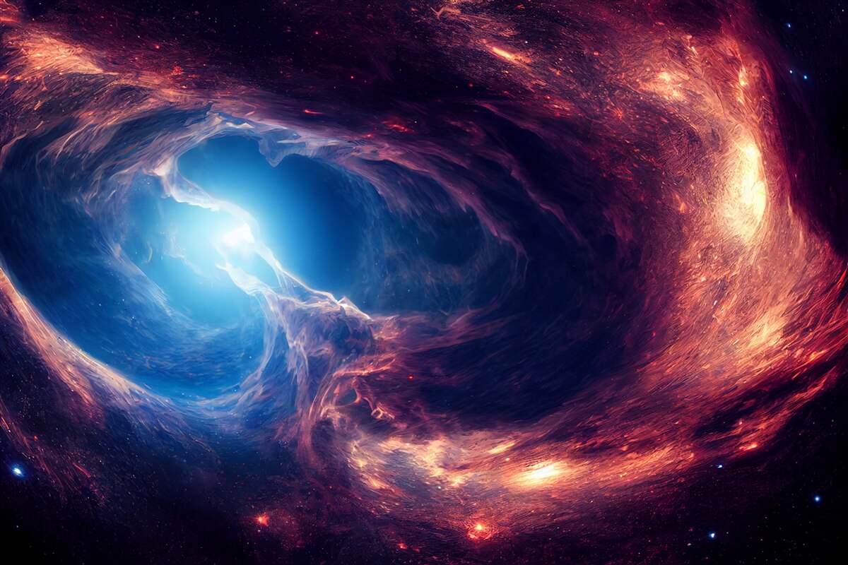 Fototapeta hmloviny a kozmický systém