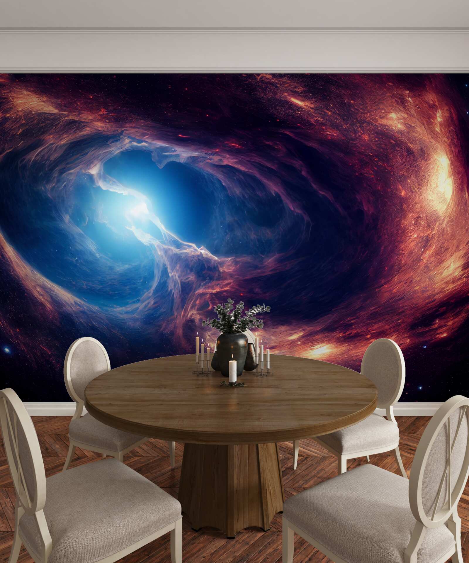 Fototapeta hmloviny a kozmický systém