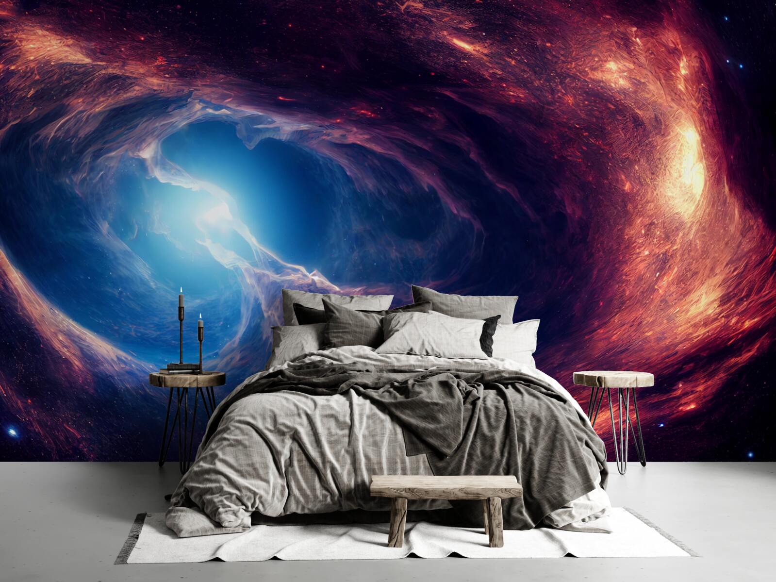 Fototapeta hmloviny a kozmický systém