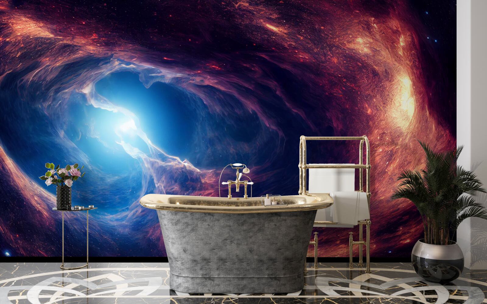 Fototapeta hmloviny a kozmický systém