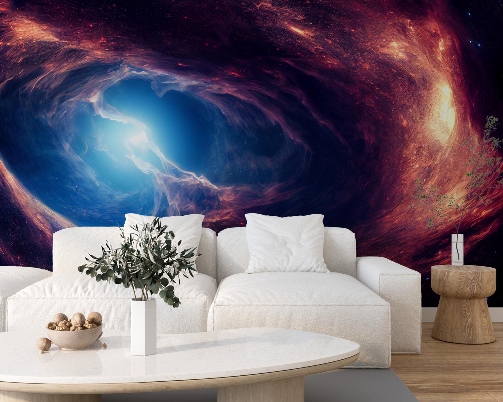 Fototapeta hmloviny a kozmický systém