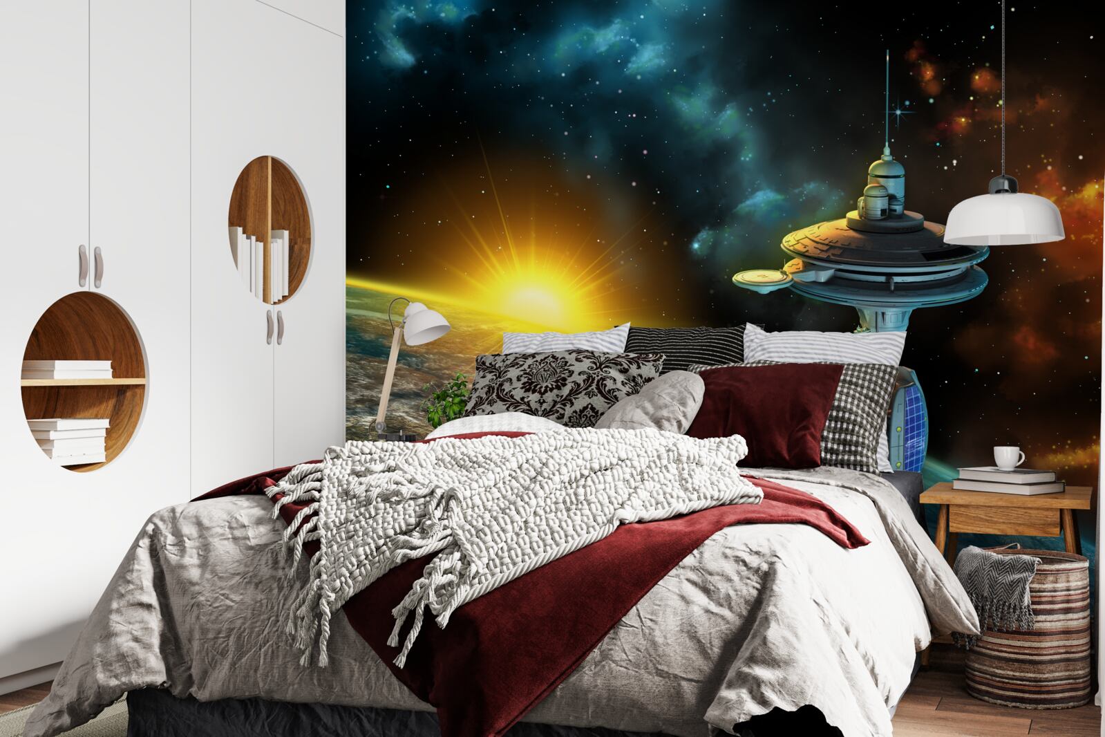 Fototapeta vesmírna stanica na obežnej dráhe