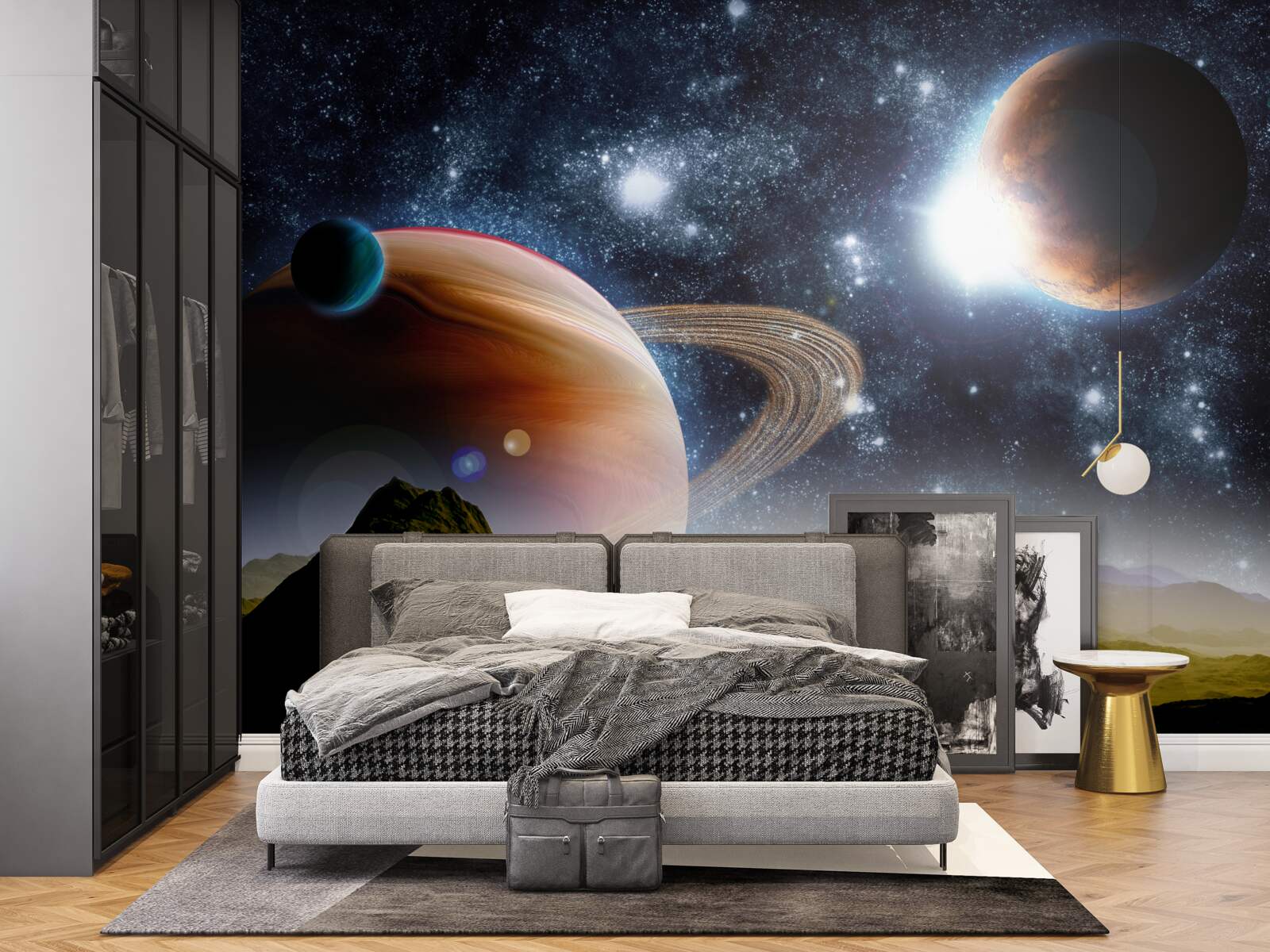 Fototapeta vesmírne planéty