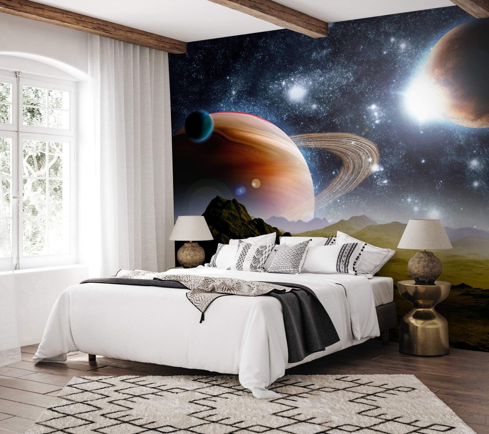 Fototapeta vesmírne planéty