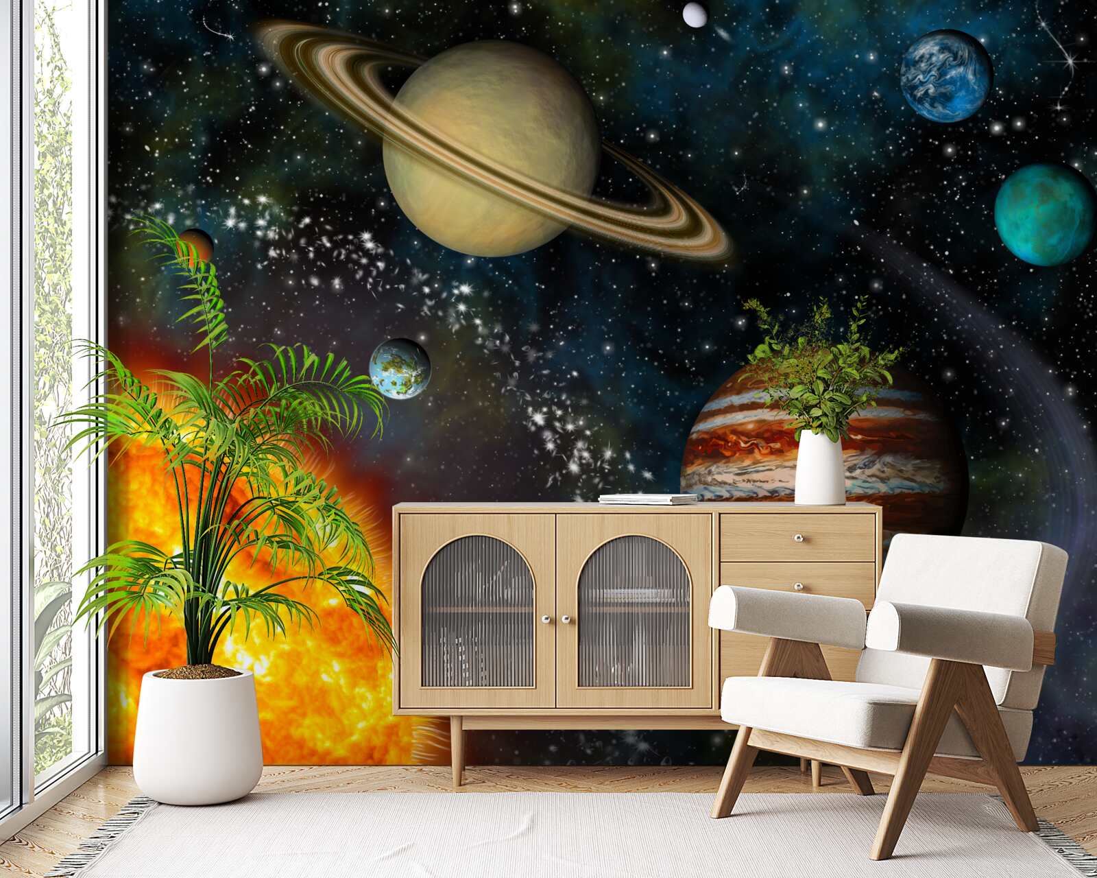 Fototapeta exkluzívny sprievod planét